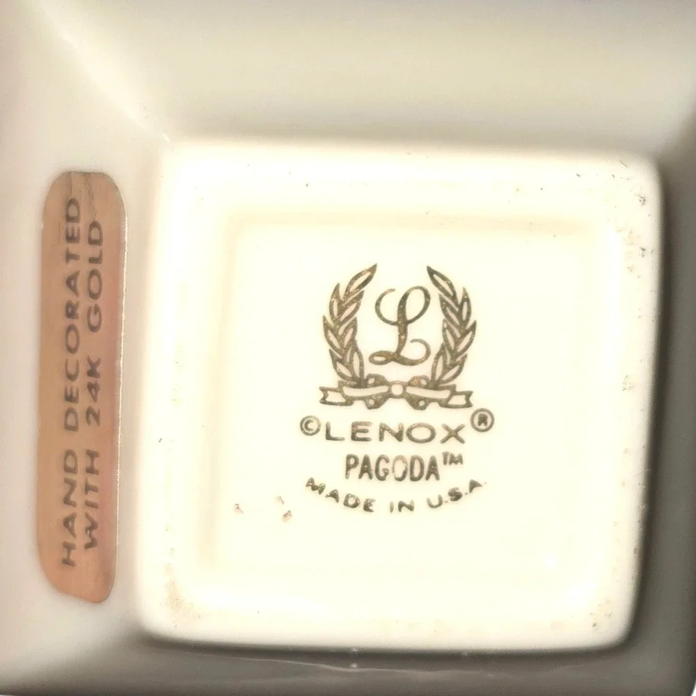 Lenox Pagoda Bud Vase Miniature 3.5